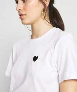 Even&Odd 2PACK - Basic T-shirt - White/black -Even&Odd Sales Store 5cfafc317dcc44f7b8322a1923975917