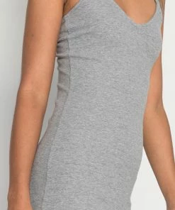 Even&Odd Jersey Dress - Mottled Grey -Even&Odd Sales Store 5d1f8e2e39a14f568e34667939732be0