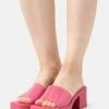 Even&Odd Heeled Mules - Pink -Even&Odd Sales Store 5e30db8e22254968bd4aca841a94e859