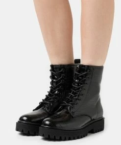 Even&Odd WINTER BOOT COMFORT - Platform Ankle Boots - Black