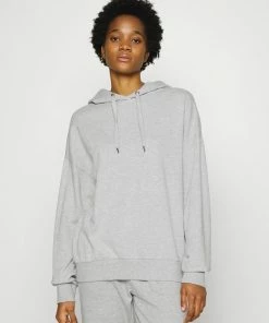 Even&Odd Hoodie - Mottled Light Grey