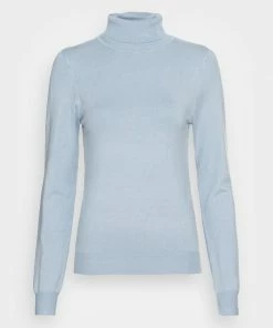 Even&Odd BASIC TURTLE NECK JUMPER - Jumper - Light Blue -Even&Odd Sales Store 5f287e21fbd749d8aebee323bcd09458