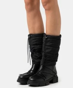 Even&Odd WINTER BOOTIES - Platform Boots - Black
