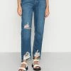 Even&Odd Straight Leg Jeans - Blue Denim -Even&Odd Sales Store 614622f403d746138d45b5dbb53fcb78