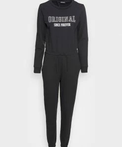 Even&Odd Jumpsuit - Black/white -Even&Odd Sales Store 616bb828d7e5471089d4b310bd753b94