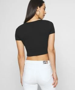 Even&Odd 2 PACK - Print T-shirt - Black/white -Even&Odd Sales Store 618c79010ad04caf94e93bc4c3f849d5