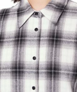 Even&Odd Button-down Blouse - Black/white -Even&Odd Sales Store 623fdf7a1cbb4c24877fb95a8a5f3b5a