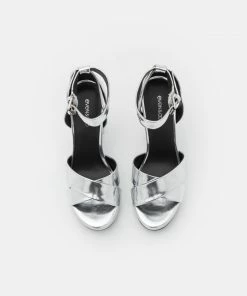Even&Odd High Heeled Sandals - Silver -Even&Odd Sales Store 62792436b17d424b9a2a72202b59f9df
