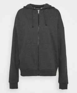Even&Odd Zip-up Sweatshirt - Mottled Dark Grey -Even&Odd Sales Store 62aafb6ee643432bb1906e856458112a