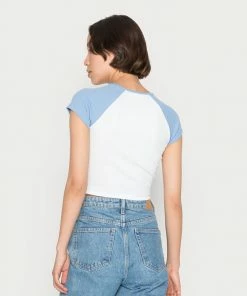 Even&Odd Basic T-shirt - White Light Blue 9 Even&Odd Basic T-shirt - White Light Blue -Even&Odd Sales Store 65918b41de02418c936d3e2d2c3fe304