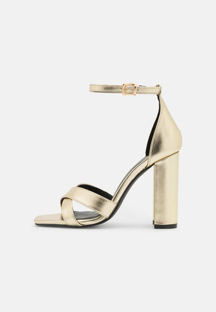 Even&Odd High Heeled Sandals - Gold-coloured 4 Even&Odd High Heeled Sandals - Gold-coloured - Image 2