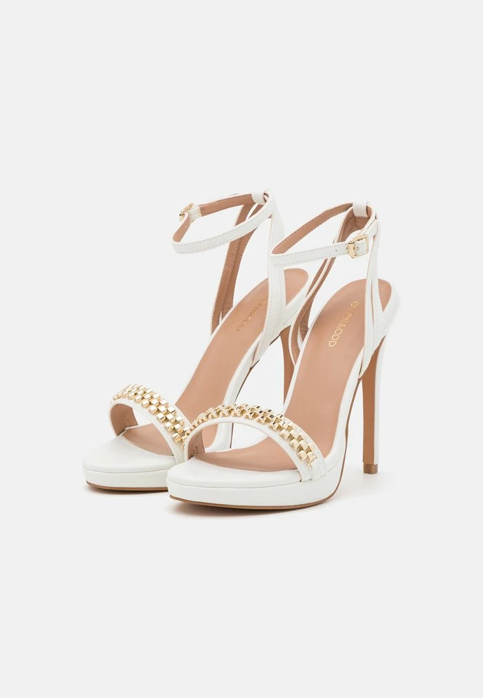 Even&Odd High Heeled Sandals - White 5 Even&Odd High Heeled Sandals - White - Image 3