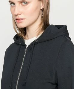 Even&Odd Zip-up Sweatshirt - Black -Even&Odd Sales Store 687975a184b04da6bc97df8bfeca9d6a