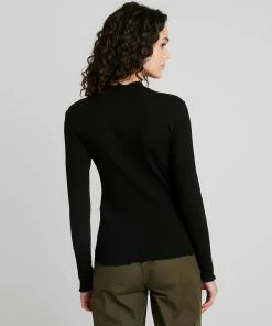 Even&Odd Long Sleeved Top - Black -Even&Odd Sales Store 687b3763487b4dd783fc8bcc86aef226