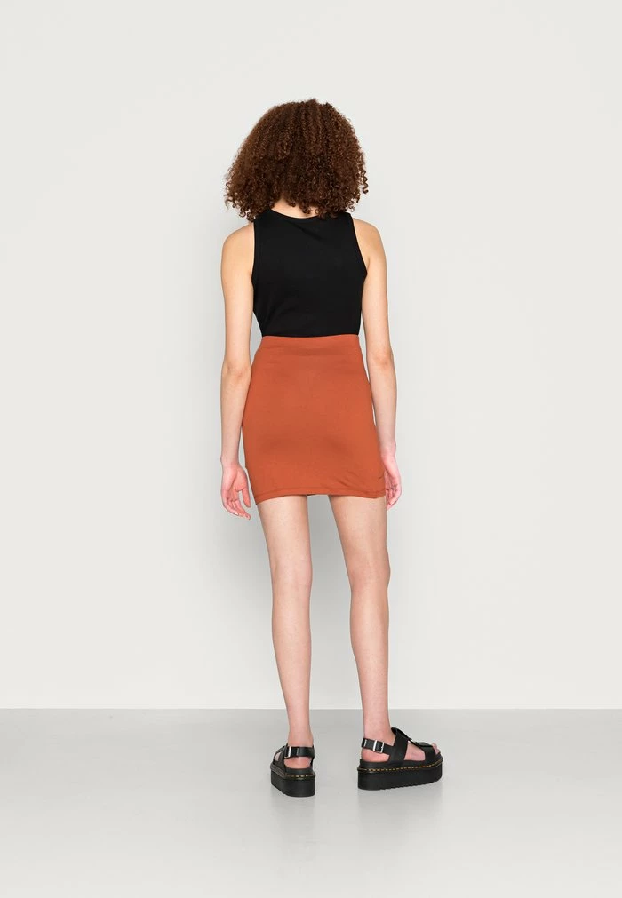 Even&Odd Mini Skirt - Brown 5 Even&Odd Mini Skirt - Brown - Image 3