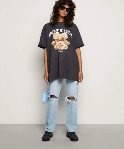 Even&Odd Print T-shirt - Anthracite -Even&Odd Sales Store 6c518e9d6048404484da612328fbfbb7