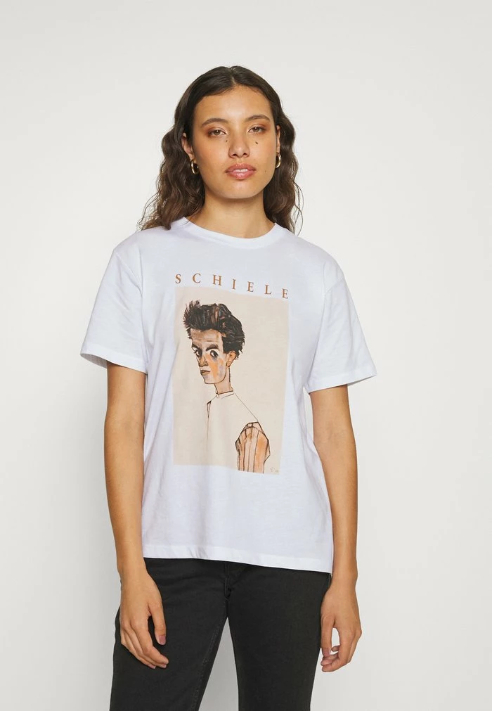 Even&Odd Print T-shirt - White 3 Even&Odd Print T-shirt - White