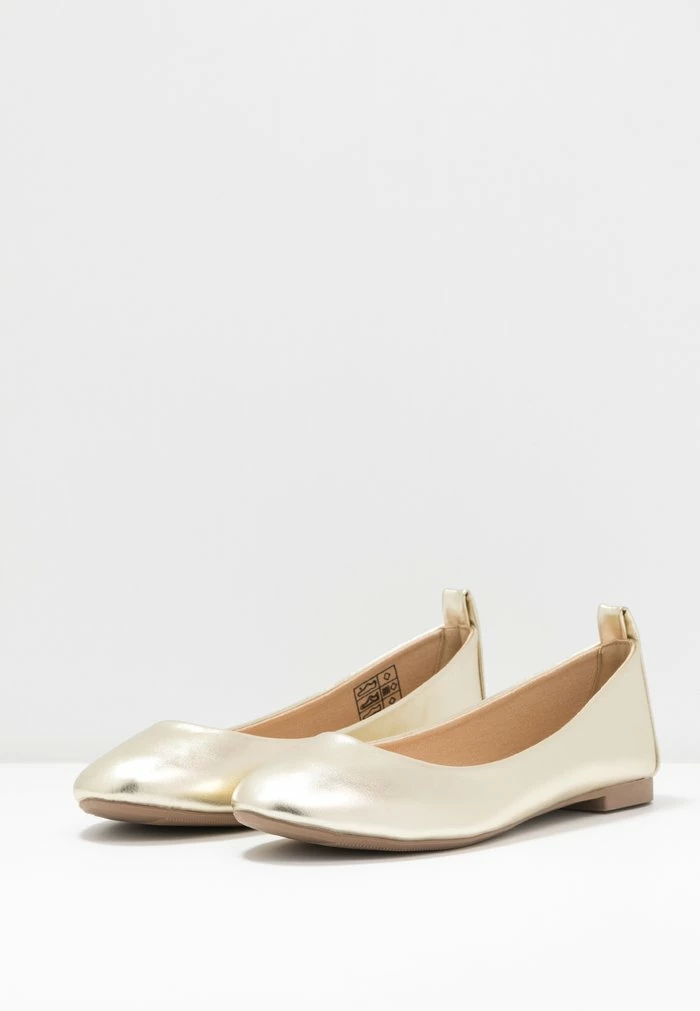 Even&Odd Ballet Pumps - Gold 7 Even&Odd Ballet Pumps - Gold - Image 5