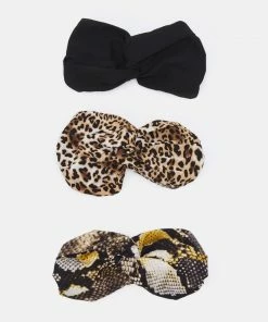 Even&Odd 3 PACK - Hair Styling Accessory - Black/brown