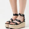 Even&Odd Platform Sandals - Black -Even&Odd Sales Store 6ce5d580be6341a19f19ca7d0d80b468