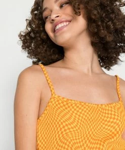 Even&Odd Top - Orange/yellow -Even&Odd Sales Store 6d632292cc744ec19abc32ad59897a6e