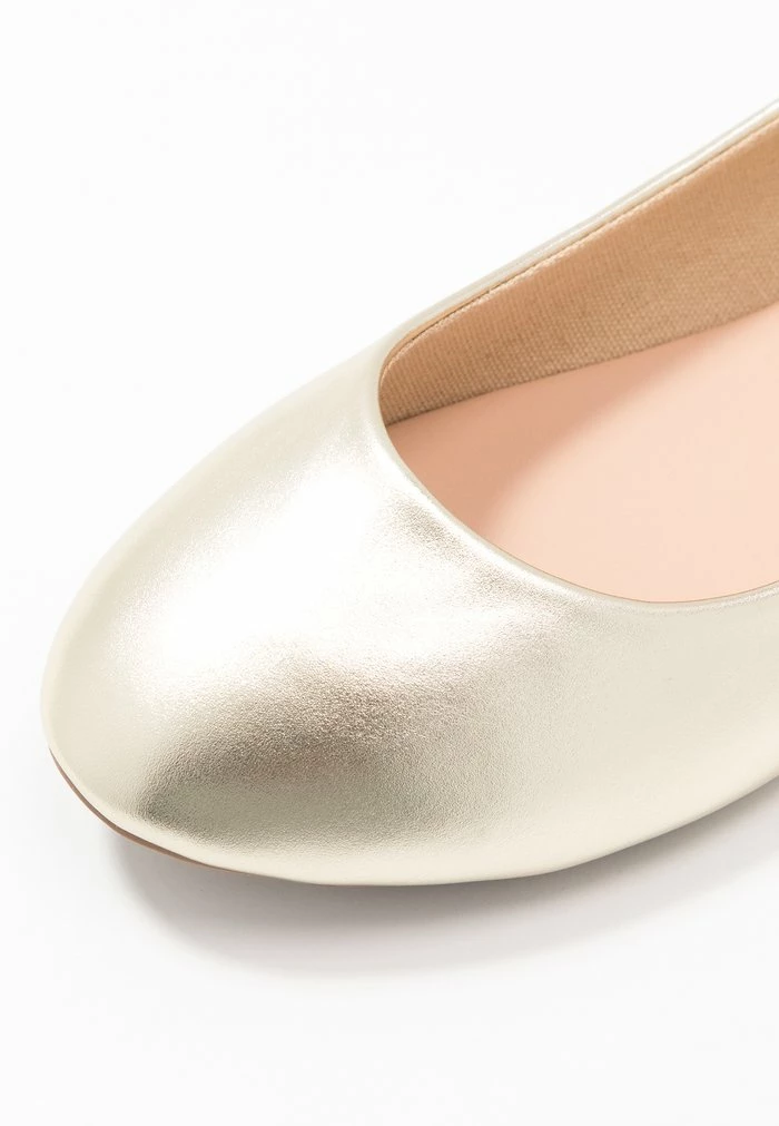 Even&Odd Ballet Pumps - Gold 5 Even&Odd Ballet Pumps - Gold - Image 3