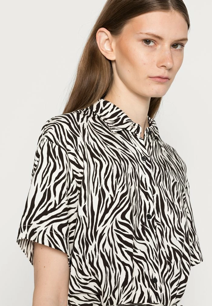 Even&Odd Shirt Dress - Black/white 7 Even&Odd Shirt Dress - Black/white - Image 5