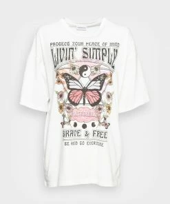 Even&Odd Print T-shirt - White -Even&Odd Sales Store 6eea7f43d54c4bef9aceace20890dade