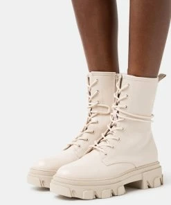 Even&Odd Platform Ankle Boots - Beige