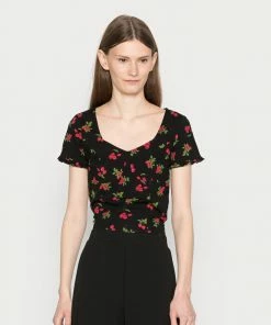 Even&Odd Print T-shirt - Black