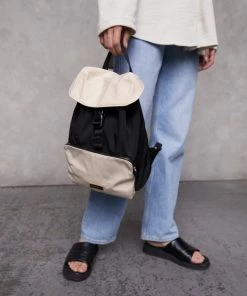 Even&Odd Rucksack - Black/beige -Even&Odd Sales Store 6fd16d1541ca4c2795a9ccd83cddcc4e