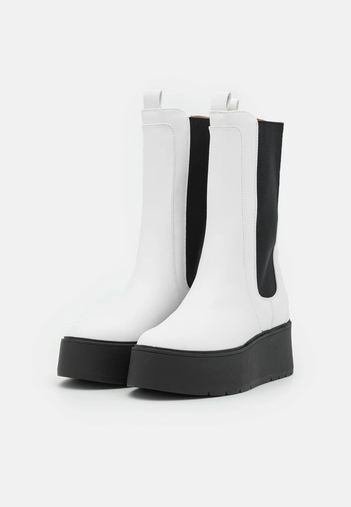 Even&Odd Platform Boots - White 5 Even&Odd Platform Boots - White - Image 3