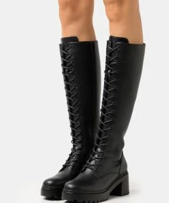 Even&Odd Platform Boots - Black
