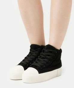 Even&Odd WINTER SNEAKER - High-top Trainers - Black