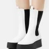 Even&Odd Platform Boots - White -Even&Odd Sales Store 72ab688d5e0f486386a0f5db9fa1b840