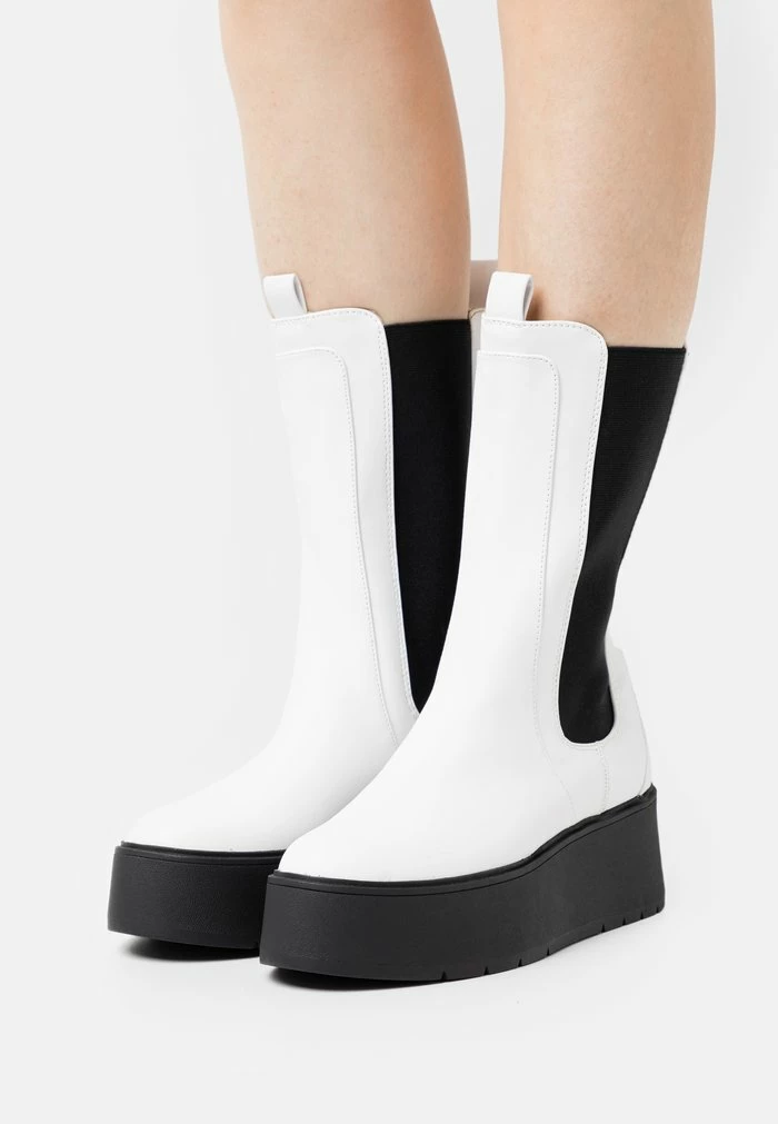 Even&Odd Platform Boots - White 3 Even&Odd Platform Boots - White