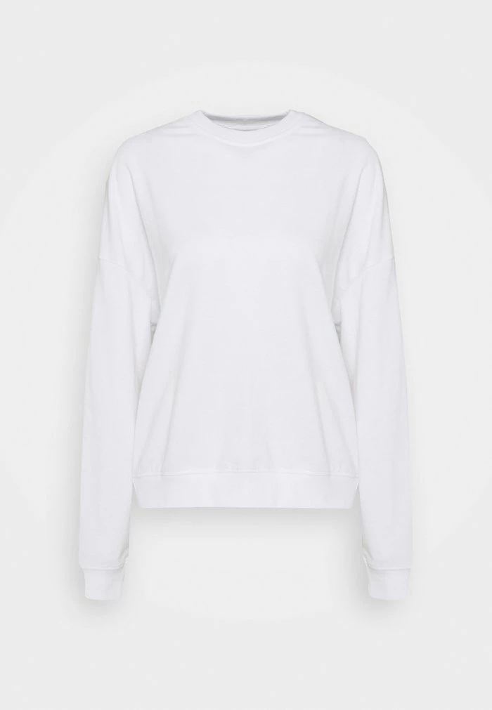 Even&Odd BASIC OVERSIZE SWEATSHIRT - Sweatshirt - White 6 Even&Odd BASIC OVERSIZE SWEATSHIRT - Sweatshirt - White - Image 4