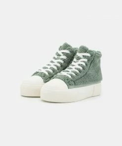 Even&Odd WINTER SNEAKER - High-top Trainers - Dark Green -Even&Odd Sales Store 72fb9c39a1a741c4aa2cfe7534e312db