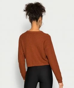 Even&Odd CREWNECK JUMPER - Jumper - Brown -Even&Odd Sales Store 730cbda8bbc44ad19828f4269b2a6a89