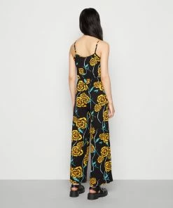 Even&Odd Jumpsuit - Black/multi-coloured -Even&Odd Sales Store 7397de59d8714ab3b5cc1c3a3a70b865