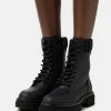 Even&Odd Platform Ankle Boots - Black