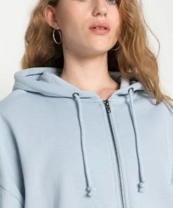 Even&Odd Zip-up Sweatshirt - Light Blue -Even&Odd Sales Store 74aaf68527cd4fbdba91cfd1b113ea43