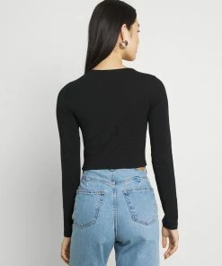 Even&Odd 2 PACK - Long Sleeved Top - Black/purple -Even&Odd Sales Store 74b4d4643ceb4a27963e1a03992e6a6c