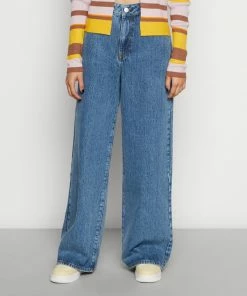 Even&Odd Flared Jeans - Blue Denim