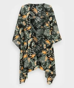 Even&Odd Summer Jacket - Black/green/yellow -Even&Odd Sales Store 75e9f171aff046e2ba2ddbde8d790837