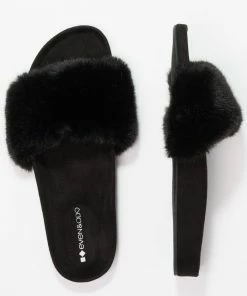 Even&Odd Slippers - Black 12 Even&Odd Slippers - Black -Even&Odd Sales Store 7639c5c9619f4707ba27b7db6f0c8e58