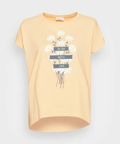 Even&Odd Print T-shirt - Yellow -Even&Odd Sales Store 7674933d9ea0466194a62701c4d683dc