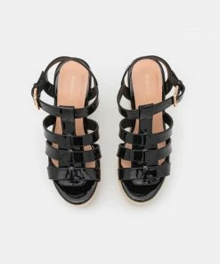 Even&Odd Platform Sandals - Black -Even&Odd Sales Store 77477a899305421f87c0929d657309a9
