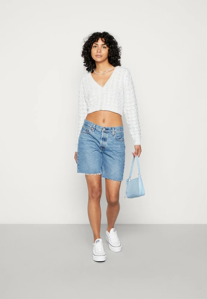 Even&Odd Cardigan - Mottled Light Grey 4 Even&Odd Cardigan - Mottled Light Grey - Image 2