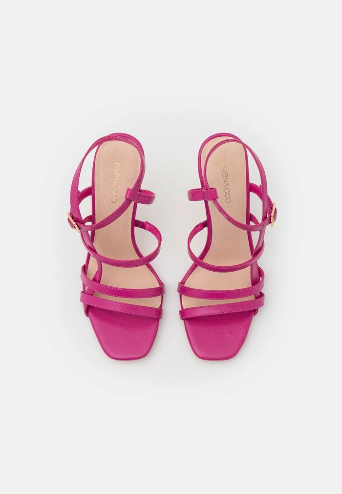 Even&Odd LEATHER - High Heeled Sandals - Pink 8 Even&Odd LEATHER - High Heeled Sandals - Pink - Image 6